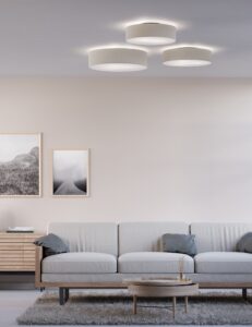 Belid loftlampe i hvid - soft plafond